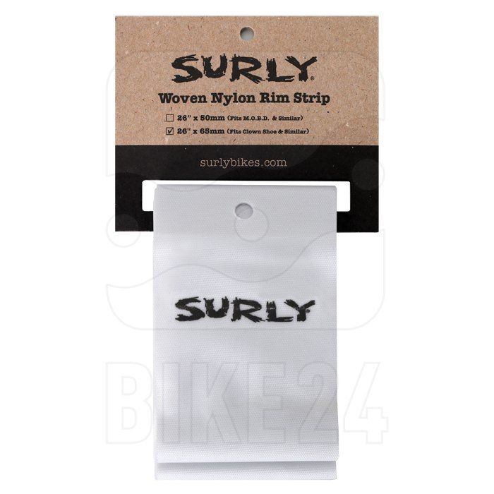Fond de jante Surly Nylon 26&#39;&#39; x 45mm Blanc