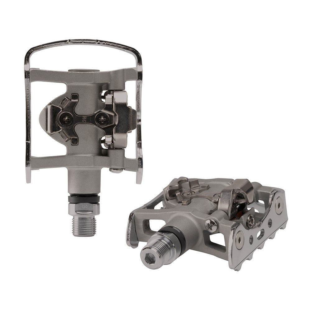 Pédales Shimano PD-M324 SPD avec Cale (SM-SH56) Gris