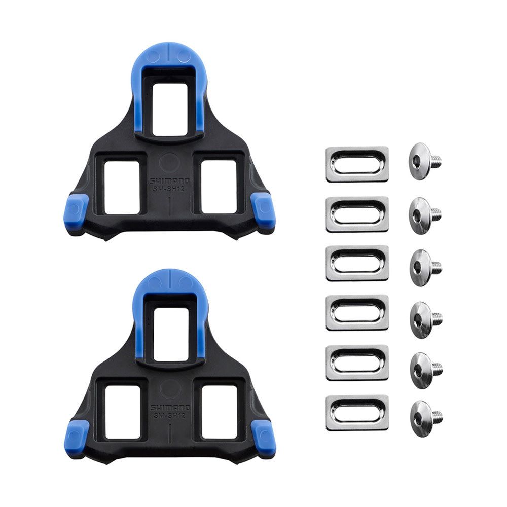 Cales Shimano SM-SH12 SPD-SL, Bleu (2 degrés)
