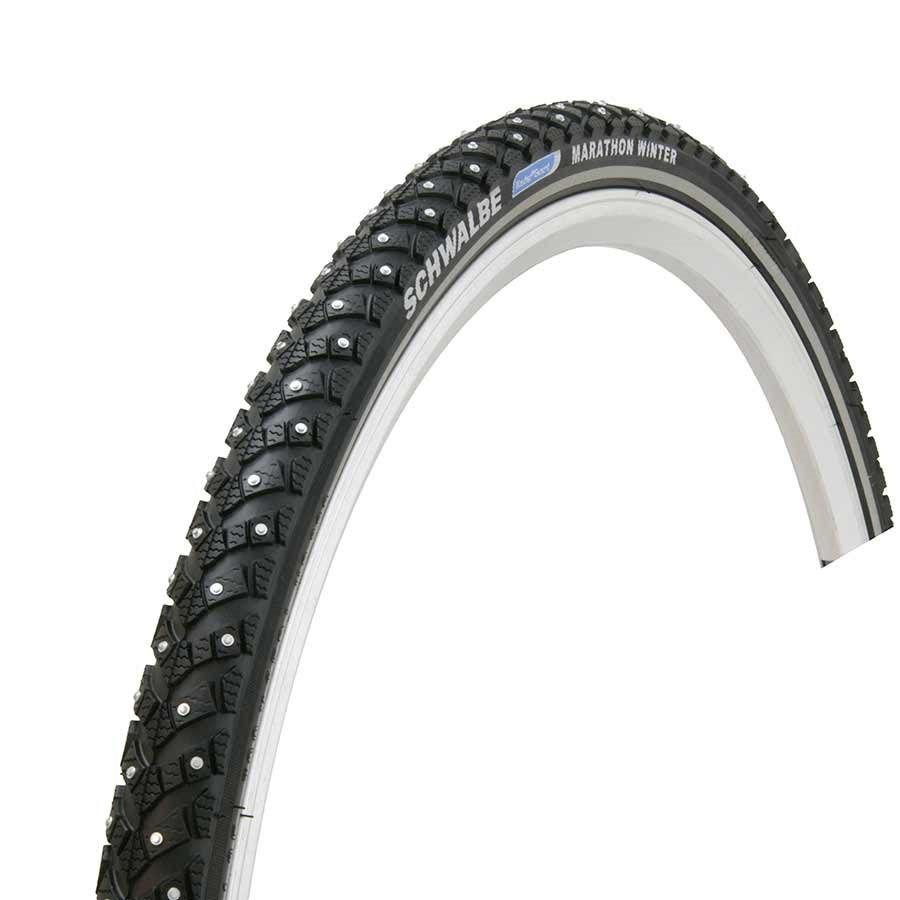 Pneu Schwalbe Marathon Winter Plus 26&#39;&#39;x1.75 Rigide Tringle Winter SmartGuard 67TPI Noir