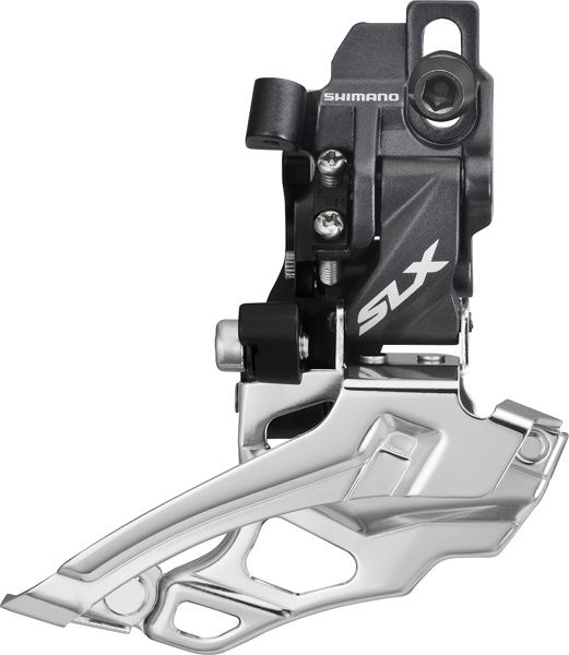 Dérailleur avant Shimano FD-M676, SLX, DOUBLE, top-SWING DUAL-PULL direct mount 10 vitesses