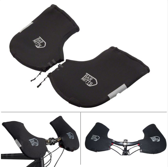 Mitaines pour guidon Bar Mitts Noir