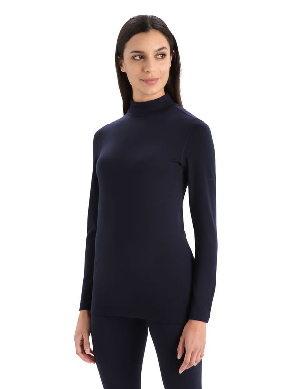 Sous-vêtement manches longues Icebreaker 260 Tech Merino Femme Marin