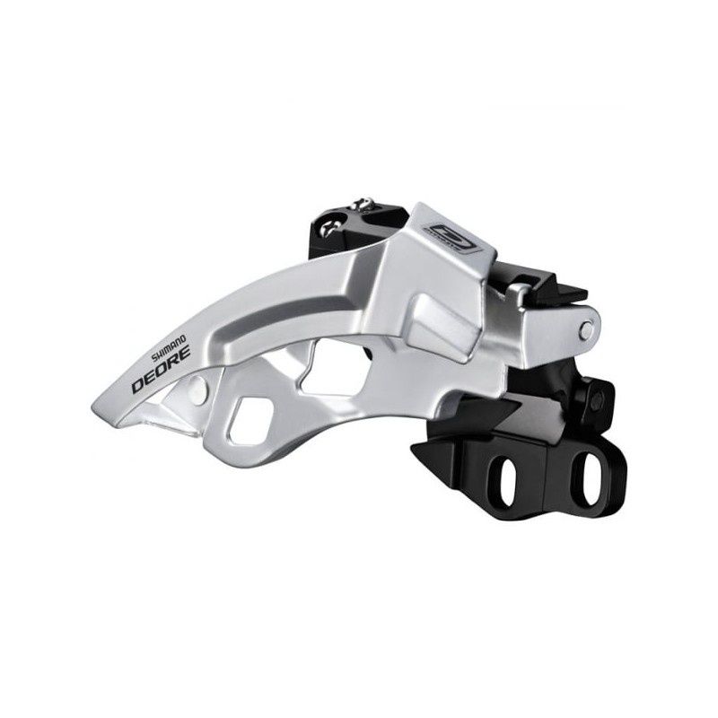 Dérailleur avant Shimano Deore, FD-M612, type E, 3x10vit, Side Swing, Front Pull, Direct Mount, 66-69deg