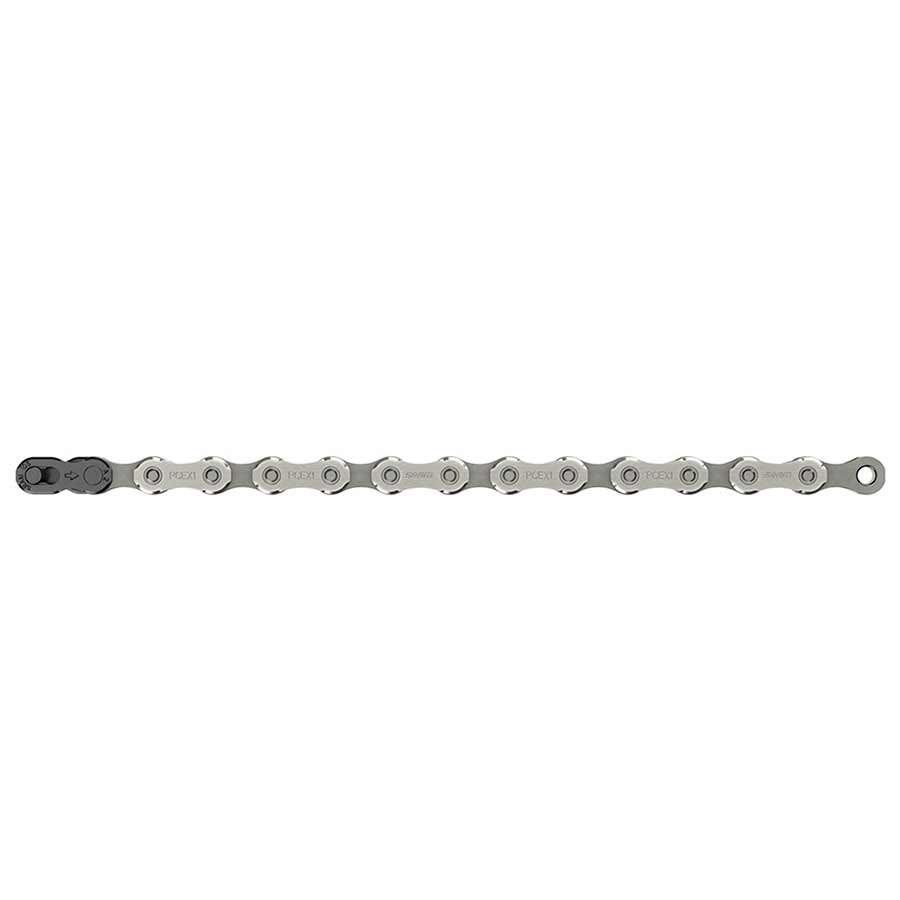 Chaine SRAM, PC EX1, 10vit, 144 maillons, Argent, Avec Powerlock