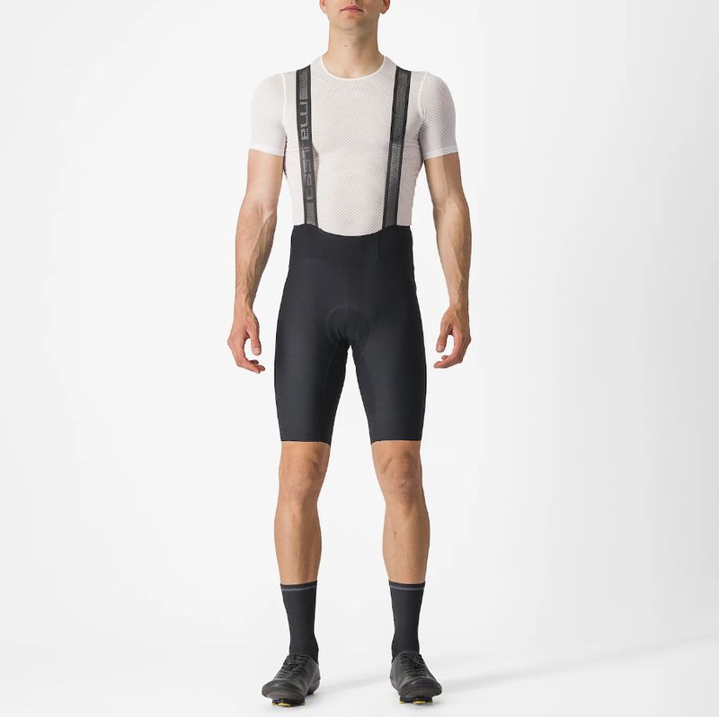 Bib court Castelli Espresso Noir