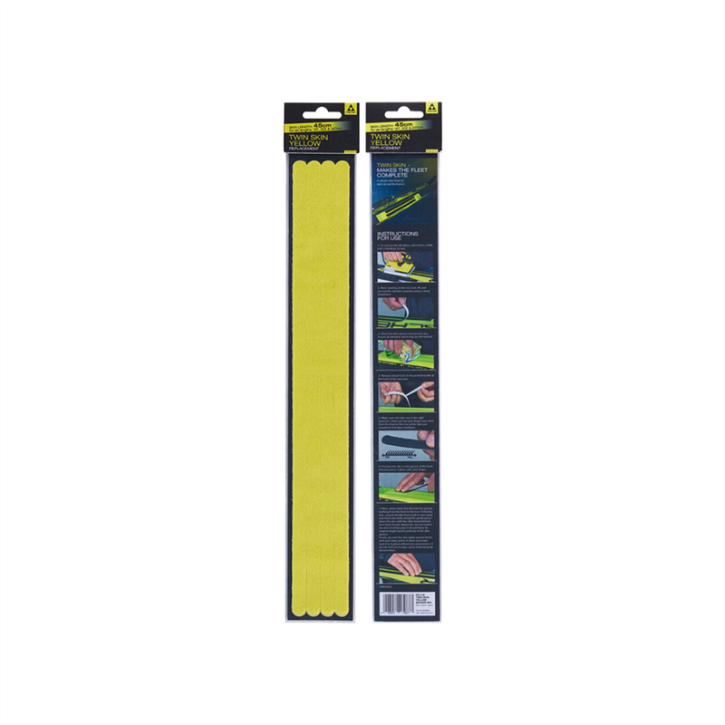 Peaux de remplacement Fischer Twin Skin Yellow (mohair mix) 