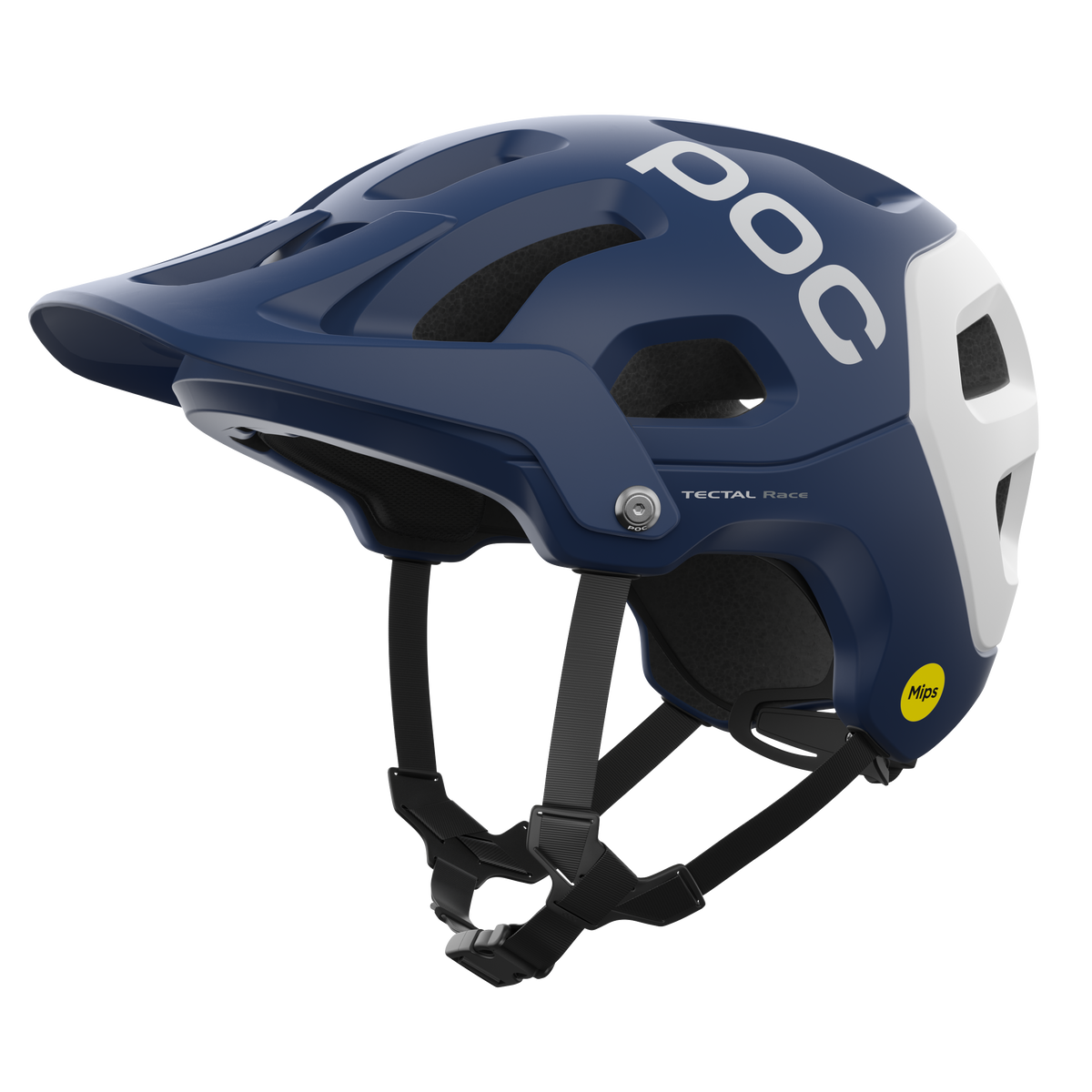 Casque POC Tectal Race MIPS Bleu/Blanc Mat