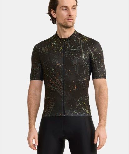 Maillot manches courtes Craft ADV Endur Graphic Noir/Multi