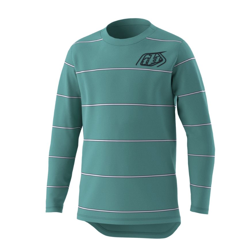 Maillot manches longues Troy Lee Design Flowline Revert JR Ivy