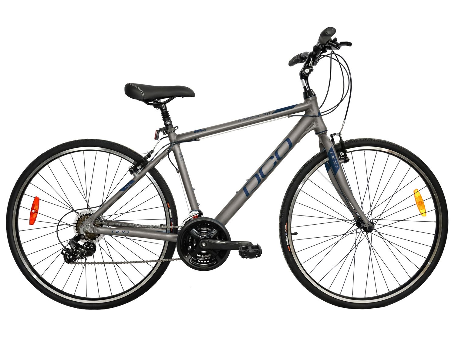Vélo DCO Downtown 702 Gris Foncé/Bleu
