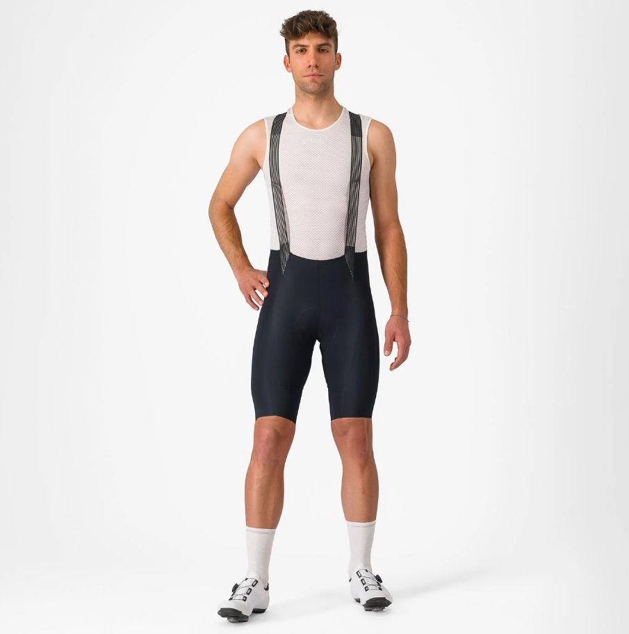 Bib court Castelli Free Aero RC Noir