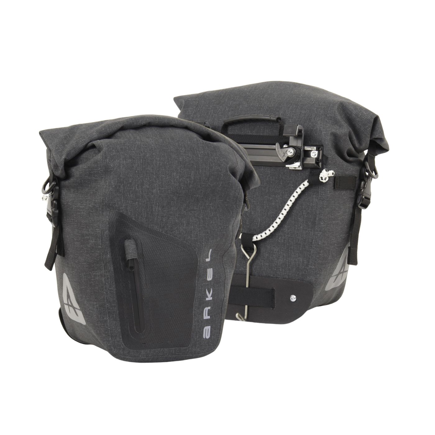 Sacoches imperméables avant/arrière Arkel Orca 22.5L (Paire) Gris