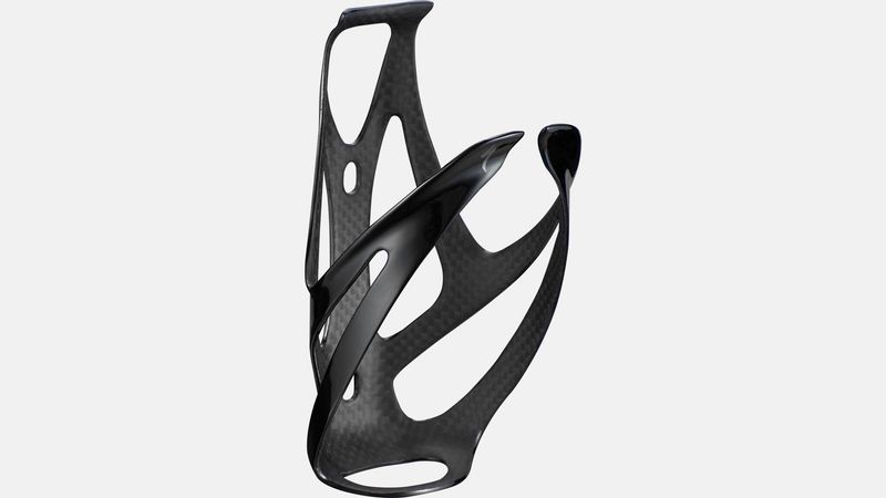 Porte-bidon Specialized S-Works Carbone Rib 3 Noir Brillant