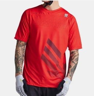 Maillot manches courtes Troy Lee Designs Skyline SRAM Eagle One Rouge