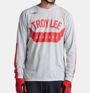 Maillot manches longues Troy Lee Designs Skyline Air Aircore Ciment