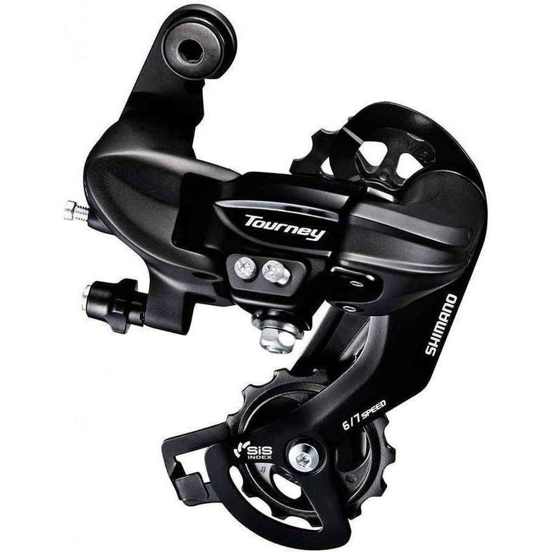 Dérailleur arrière Shimano Tourney RD-TY300, 6/7vit. SGS, Attache directe, Noir