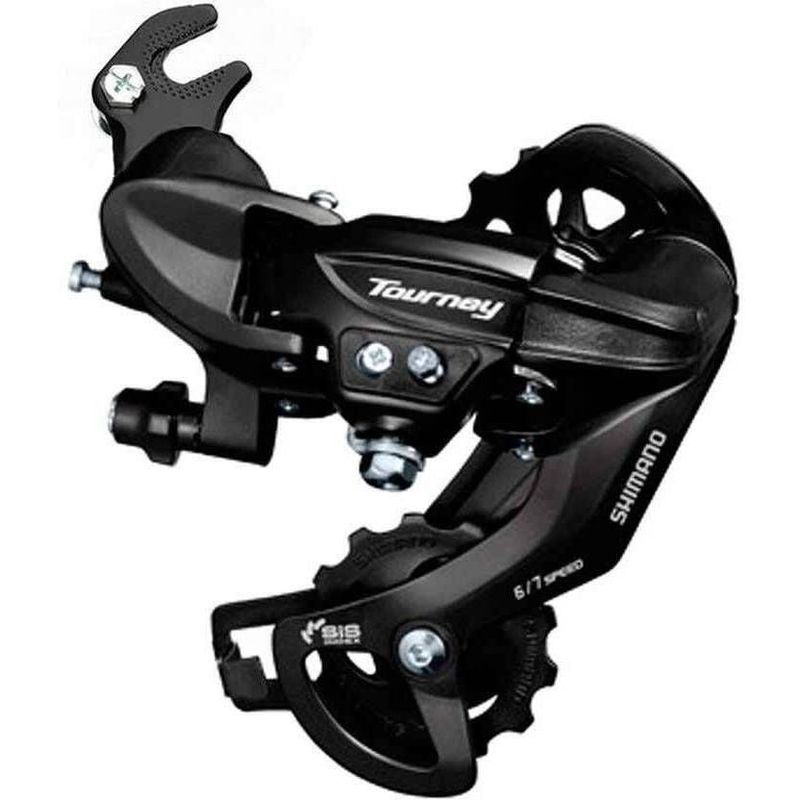 Dérailleur arrière Shimano Tourney RD-TY300, 6/7vit. SGS, avec Adaptateur, Noir