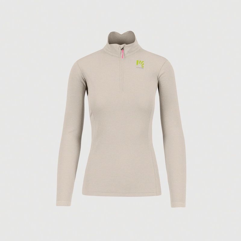 Chandail Karpos Pizzocco Demi Zip Femme Avoine