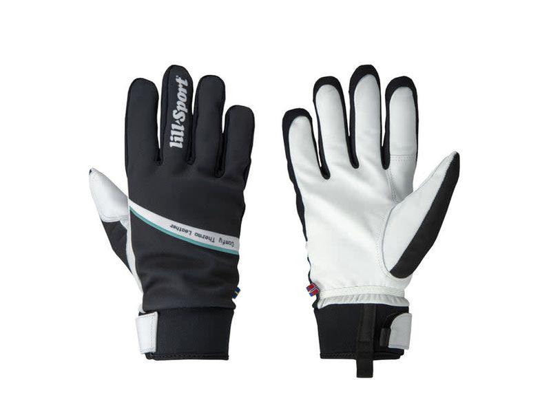 Gants Lill-Sport Comfy Thermo Cuir Noir