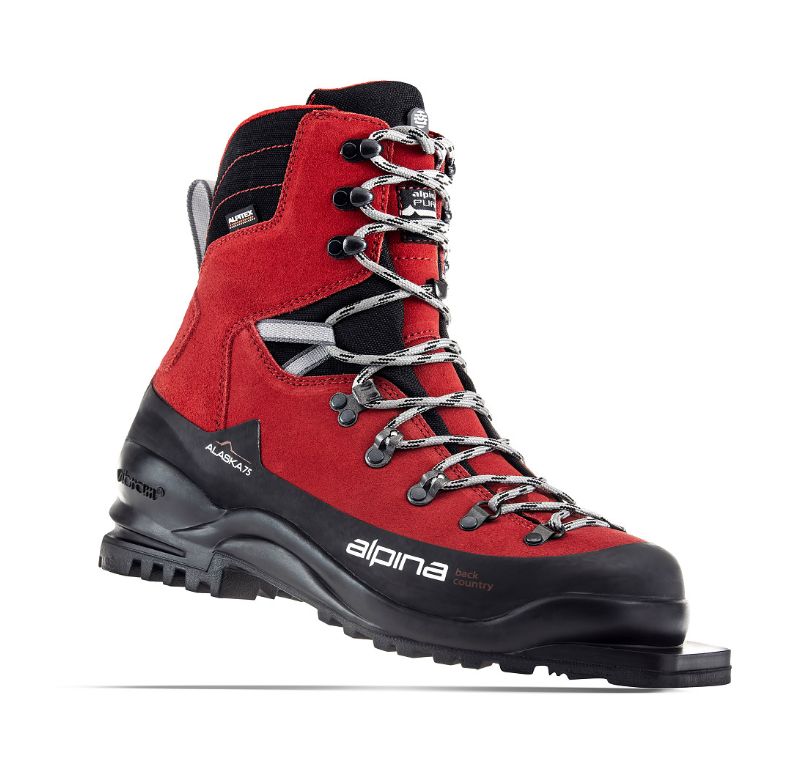 Bottes Alpina Alaska 75mm 2025 Rouge/Noir