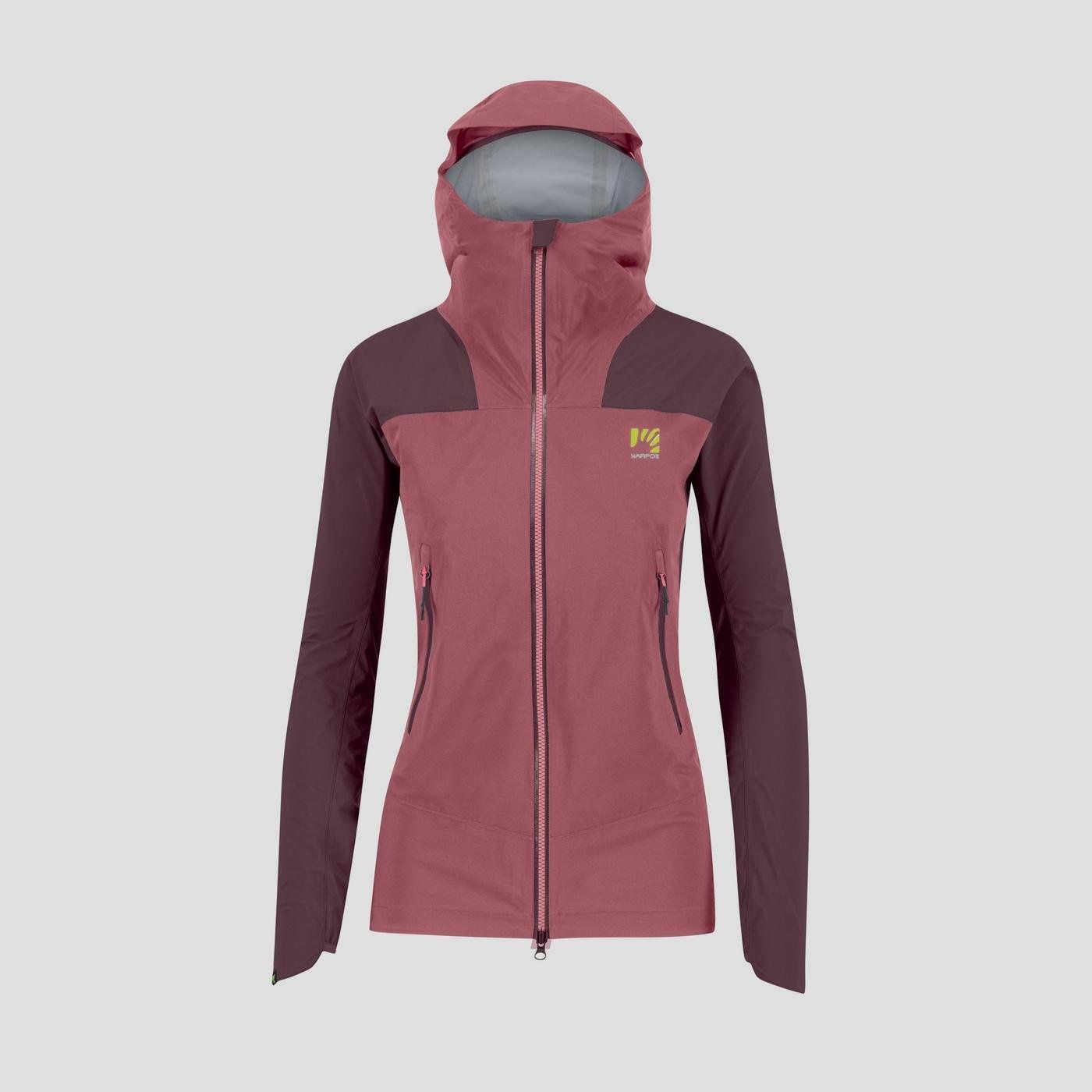 Manteau Karpos Valsesia Shell Femme Rose/Bordeau