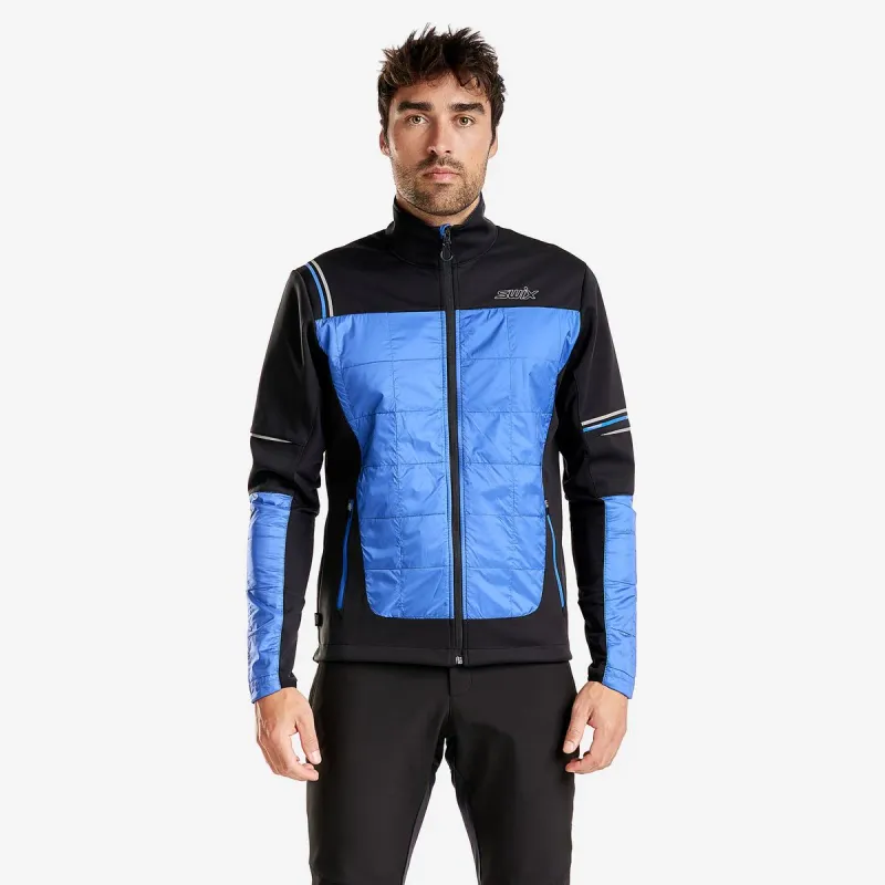 Manteau Swix Navado Hybrid Bleu