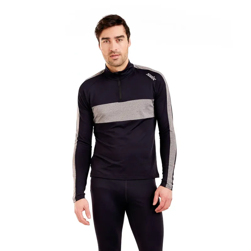 Chandail Swix Tista Demi Zip Noir