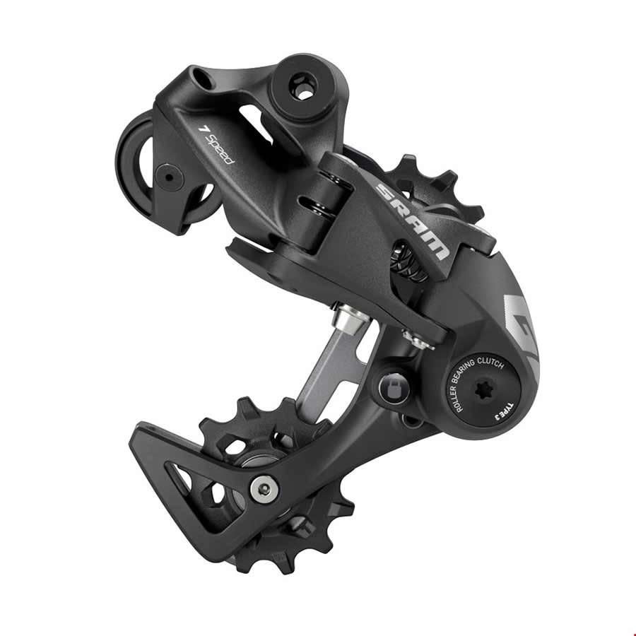 Dérailleur arrière SRAM, GX DH, Vitesses: 7, Cage: Moyenne, Noir