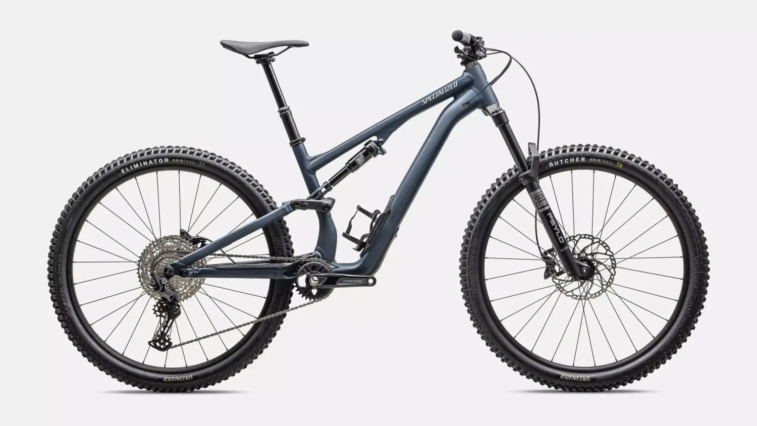 Vélo Specialized Stumpjumper 15 Alloy 2025 Bleu Satiné/Gris Tourterelle