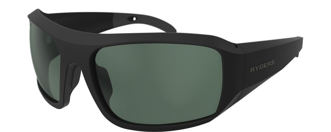Lunette Ryders Powell Noir Mat / Lentille Photochromique Verte
