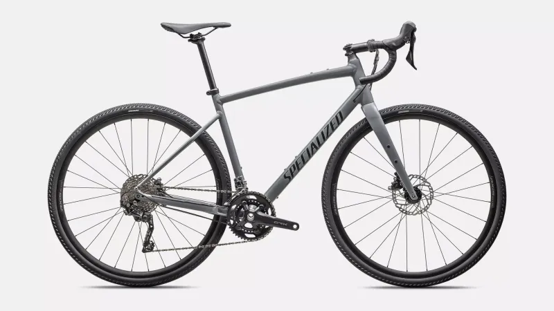 Vélo Specialized Diverge E5 Élite 2025 Gris Cendré Satiné/Obsidienne