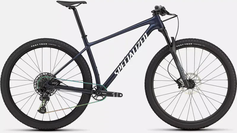 Vélo Specialized Chisel Hardtail Comp 2025 Marin Foncé Brillant/Blanc