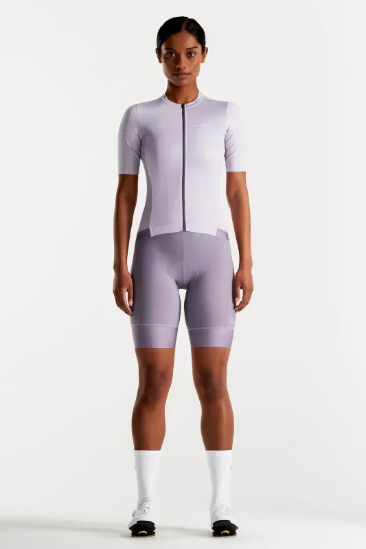 Maillot manches courtes Peppermint Signature Femme Lilas