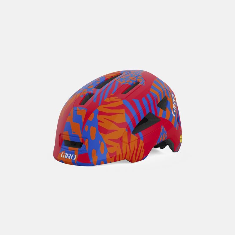 Casque Giro Scamp 2 Junior Rouge Mat Animal