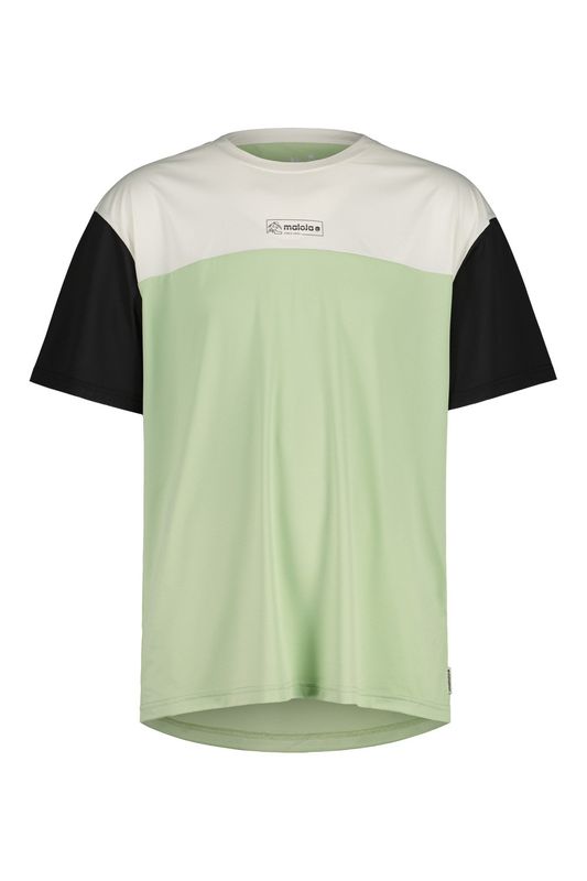 Maillot manches courtes Maloja GraukarkopfM. Vert Fenouil/Multi 