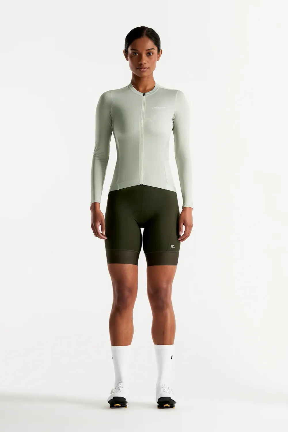 Maillot manches longues Peppermint Signature Femme Sauge