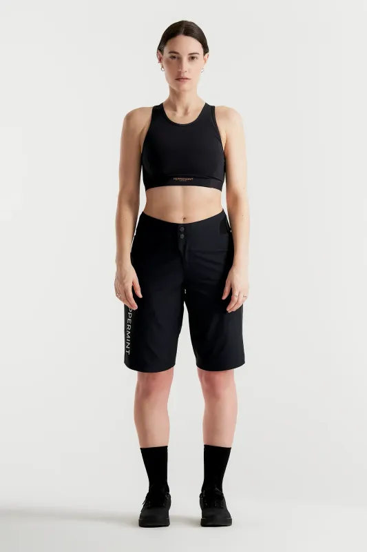 Short Peppermint Signature Tech Femme Noir