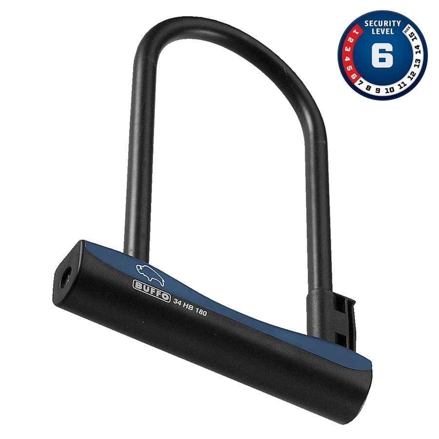 Cadena en U à clé Abus, Buffo 12mm, 18.0cm x 30.0cm, USH 32, Noir