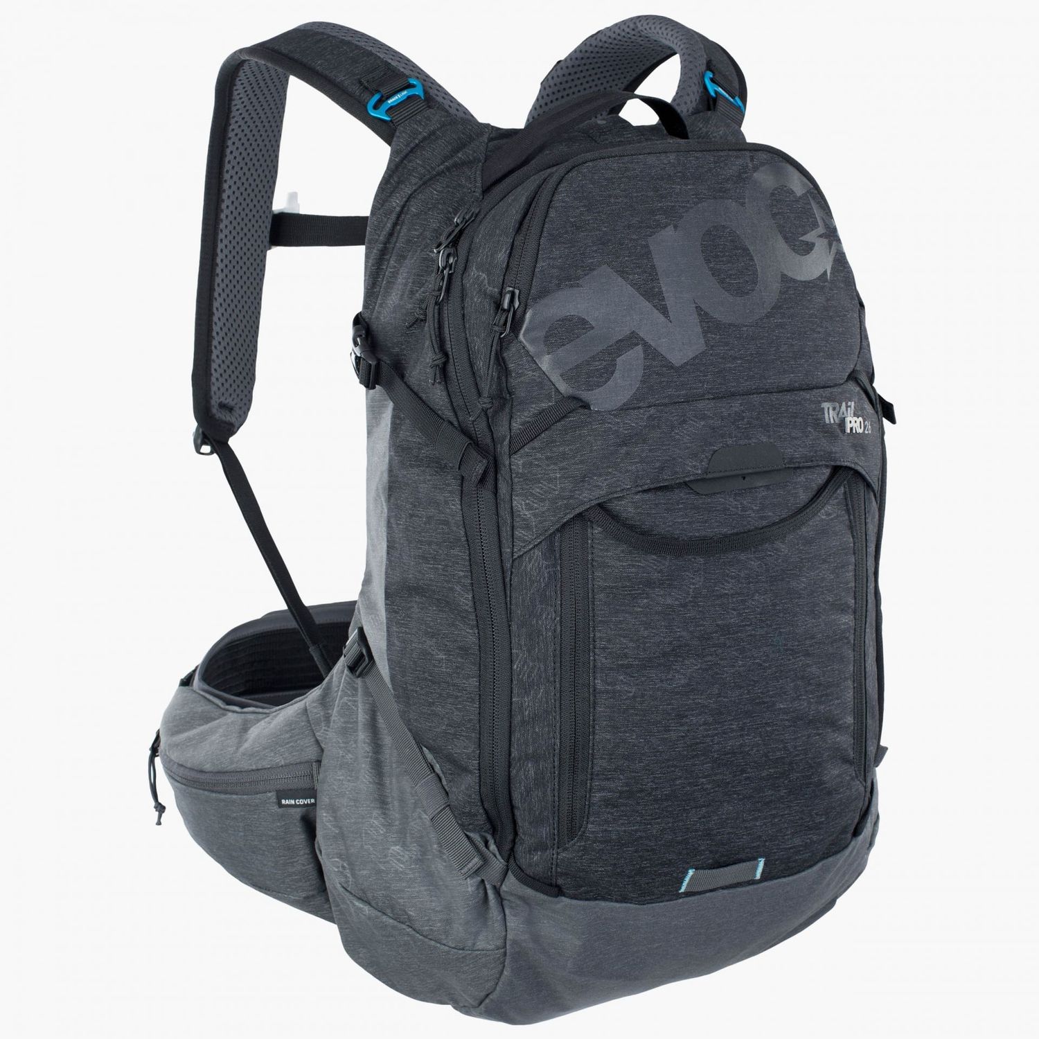 Sac à dos avec protection EVOC Trail Pro 26, 26L Carbone/Gris L/XL