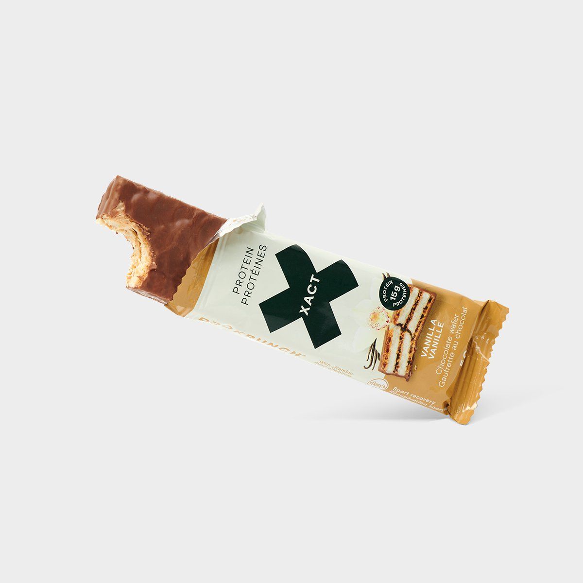 Gaufrette protéinée Xact Chocolat/Vanille 50g