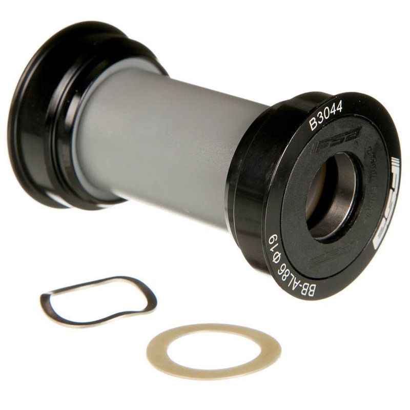 Boîtier FSA, BB86, Press-fit alliage, : 86mm, Axe: 19mm, Acier, Noir