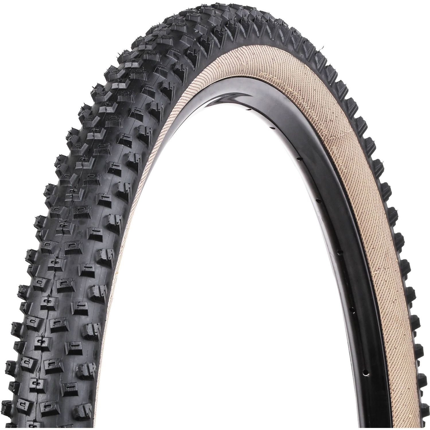 Pneu VEE Rubber Crown Gem 24&#39;&#39;x2,6 Tringle, Rigide 27Tpi Noir/Flanc Brun
