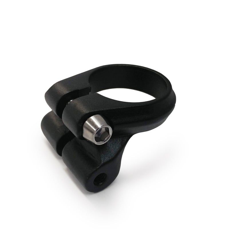 Collet de selle 31.8mm avec fixation pour porte-bagage Noir
