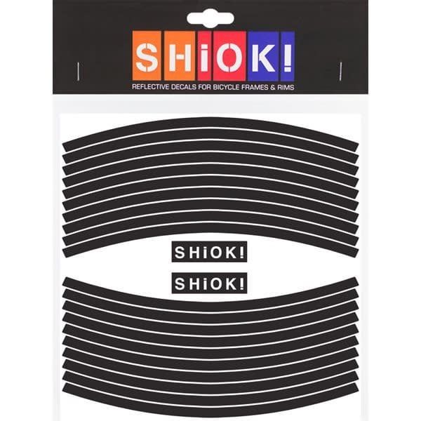 Bandes réfléchissantes pour roue Shiok! Noir