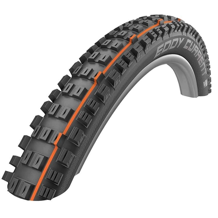Pneu Schwalbe Eddy Current Addix Avant 27.5&#39;&#39;x2.80 Pliable TR Addix Soft Super Gravity 67Tpi Noir
