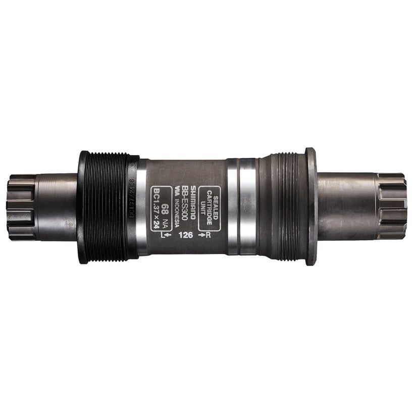 Jeux de pédalier Shimano BB-ES300 Splined/Hollow-Type Axle Boitier : 73mm Axe: 126mm Acier