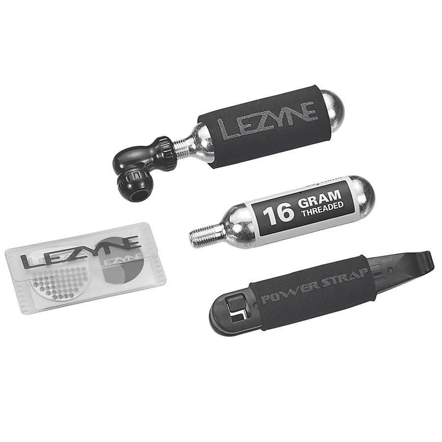Kit de réparation Lezyne, Détendeur CO2, avec filet, Presta/Schrader 2x16g