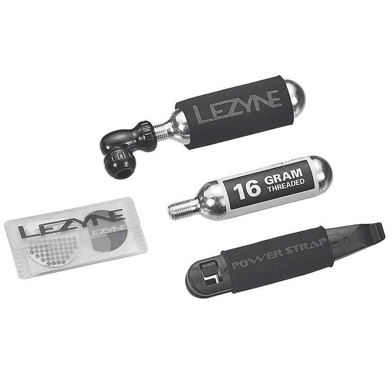 Kit de réparation Lezyne, Détendeur CO2, avec filet, Presta/Schrader 2x16g