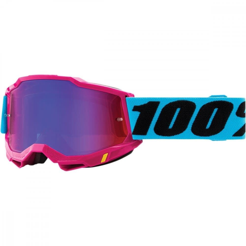Goggle 100% Accuri 2 Lefleur - Lentille Rouge/bleu Miroir
